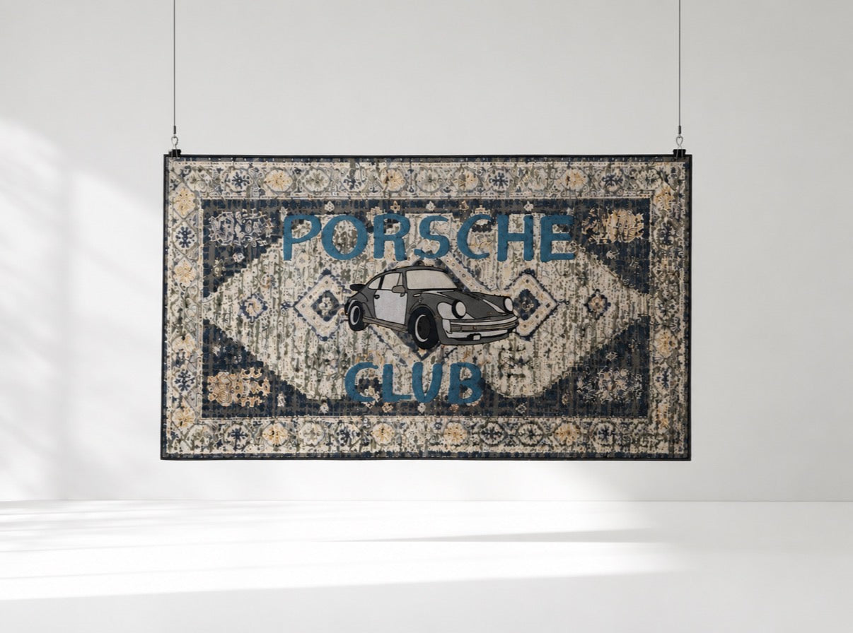 The Porsche Club Vintage Rug